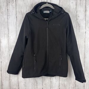 Mountain Warehouse‎ Jacket Women 6 Black Exodus Softshell Outdoor Waterproof